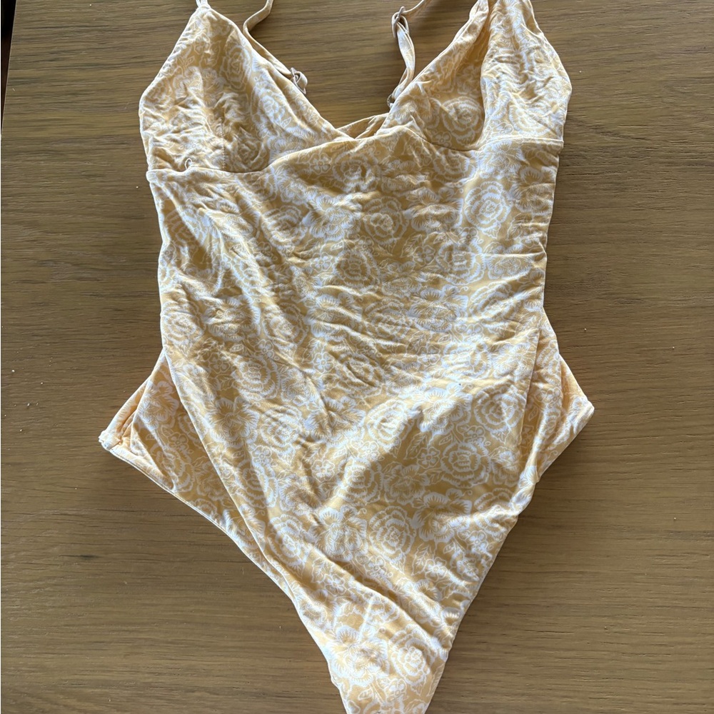 Acacia butter yellow One-Piece Swimsuit
